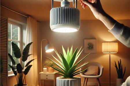 نحوه نصب و استفاده از لامپ رشد گیاه