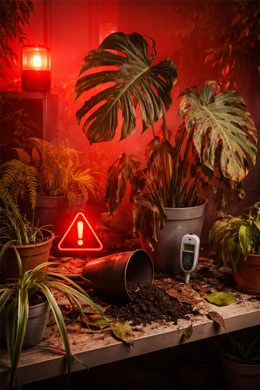 علائم وضعیت قرمز در گیاهان/ نجات فوری گیاهان