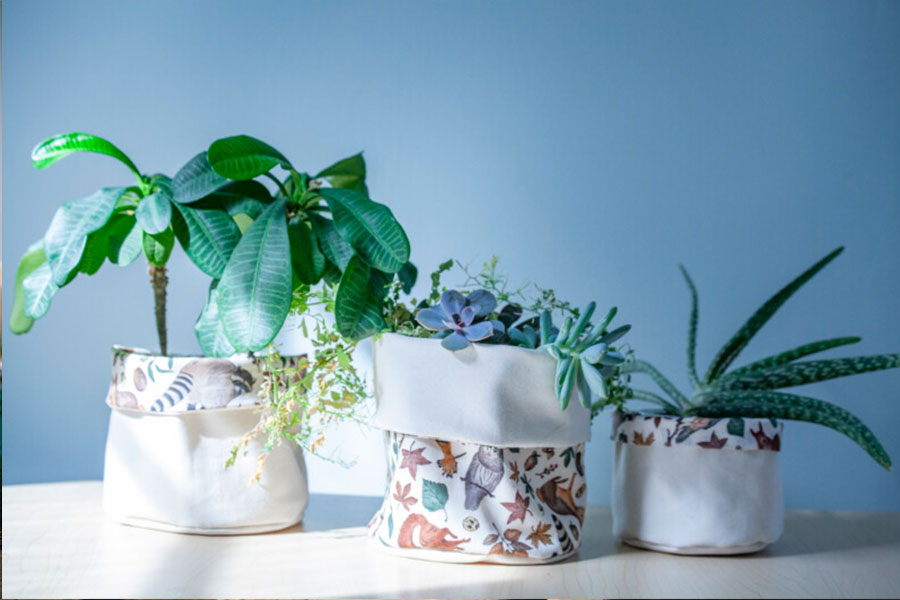 مزایای گلدان پارچه ای