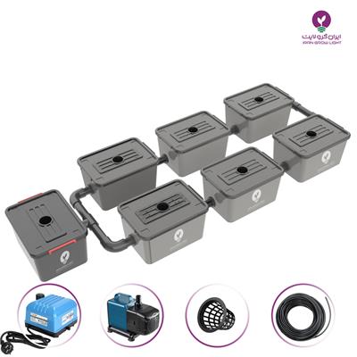 پکیج RDWC هیدروپونیک 6 POT