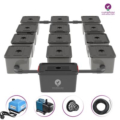 پکیج RDWC هیدروپونیک 12 POT