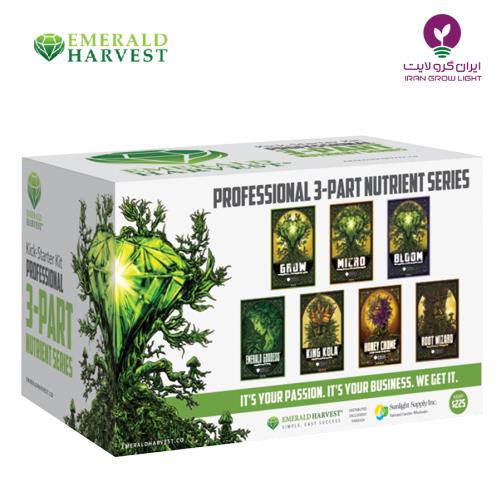 کیت کود مایع استارتر امرالد مخصوص خاک - EMERALD HARVEST starter kit soil