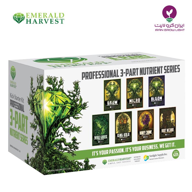 کیت کود مایع استارتر امرالد مخصوص خاک - EMERALD HARVEST starter kit soil