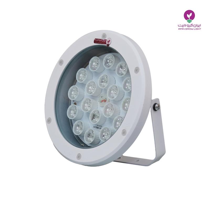 پروژکتوردیواری رشد گیاه روکار 18 وات  طیف طبیعی